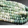 Natural Moss Agate Faceted Roundel Beads Strand Length is 10 Inches and Size 9mm approx. Great Quality 